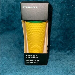 Starbucks Pineapple Studded Cold Cup Keychain